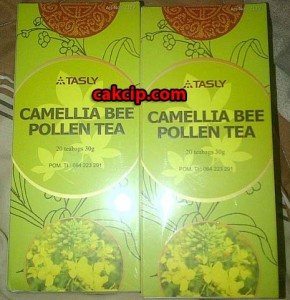 jual tasly camellia bee pollen tea murah